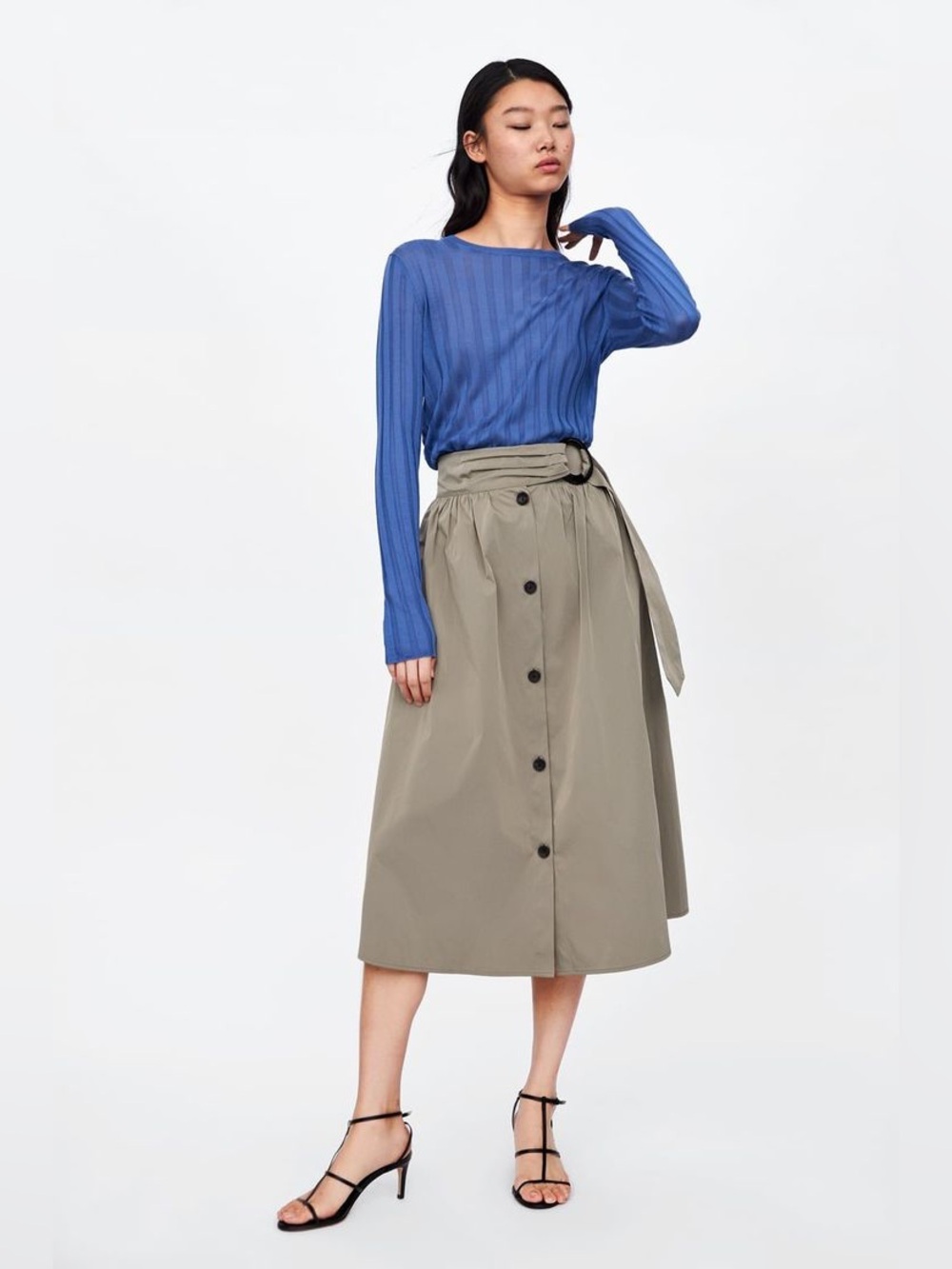 Zara midi skirt
